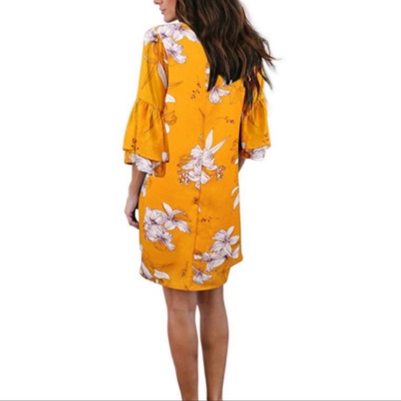 Belongsci BELL FLORAL SHIFT DRESS NWT - Picture 2 of 13